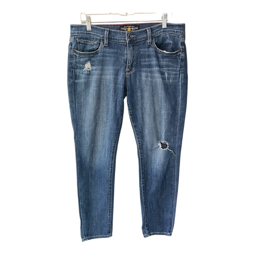 Lucky Brand Women’s Charlie Capri Distressed Jeans Size 12/31